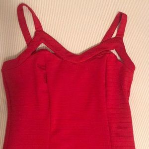 Red bodycon dress size small